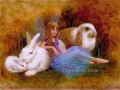 fairy and rabbits for kid